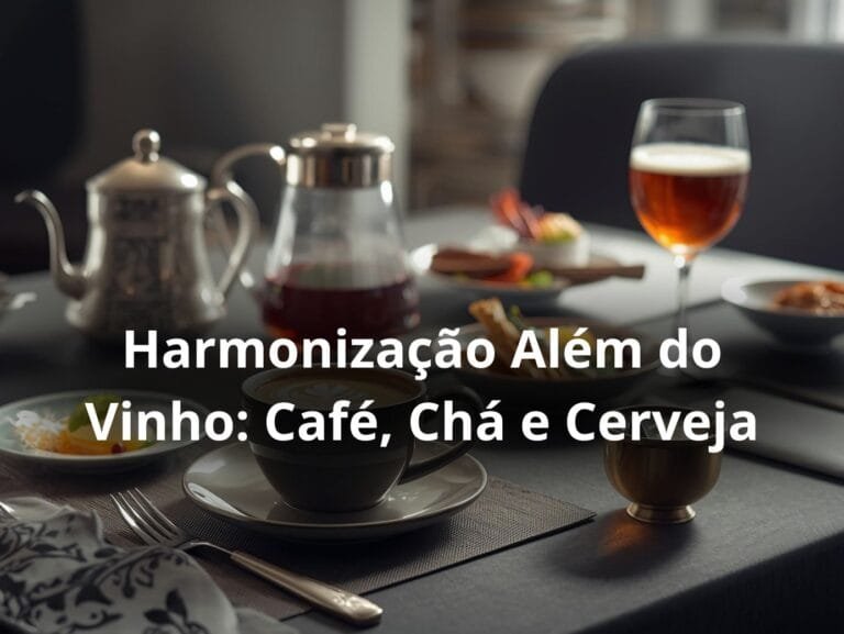 Harmonização Além do Vinho Café, Chá e Cerveja