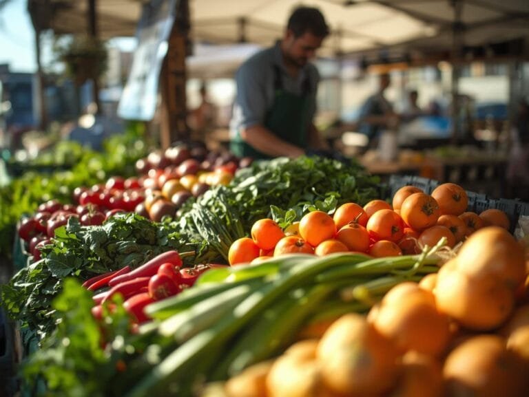 produção local, alimentos orgânicos